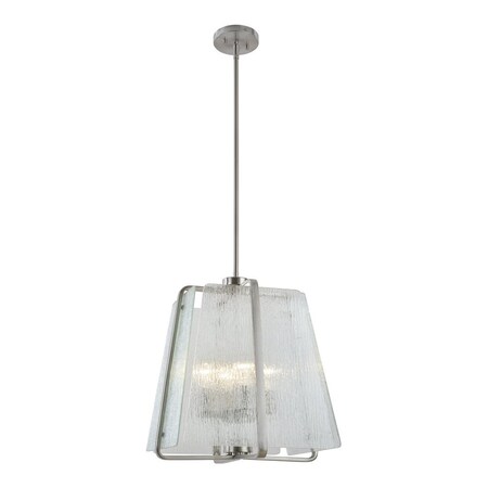 Artcraft La Traviata 4 Light Brushed Nickel Pendant AC10474BN